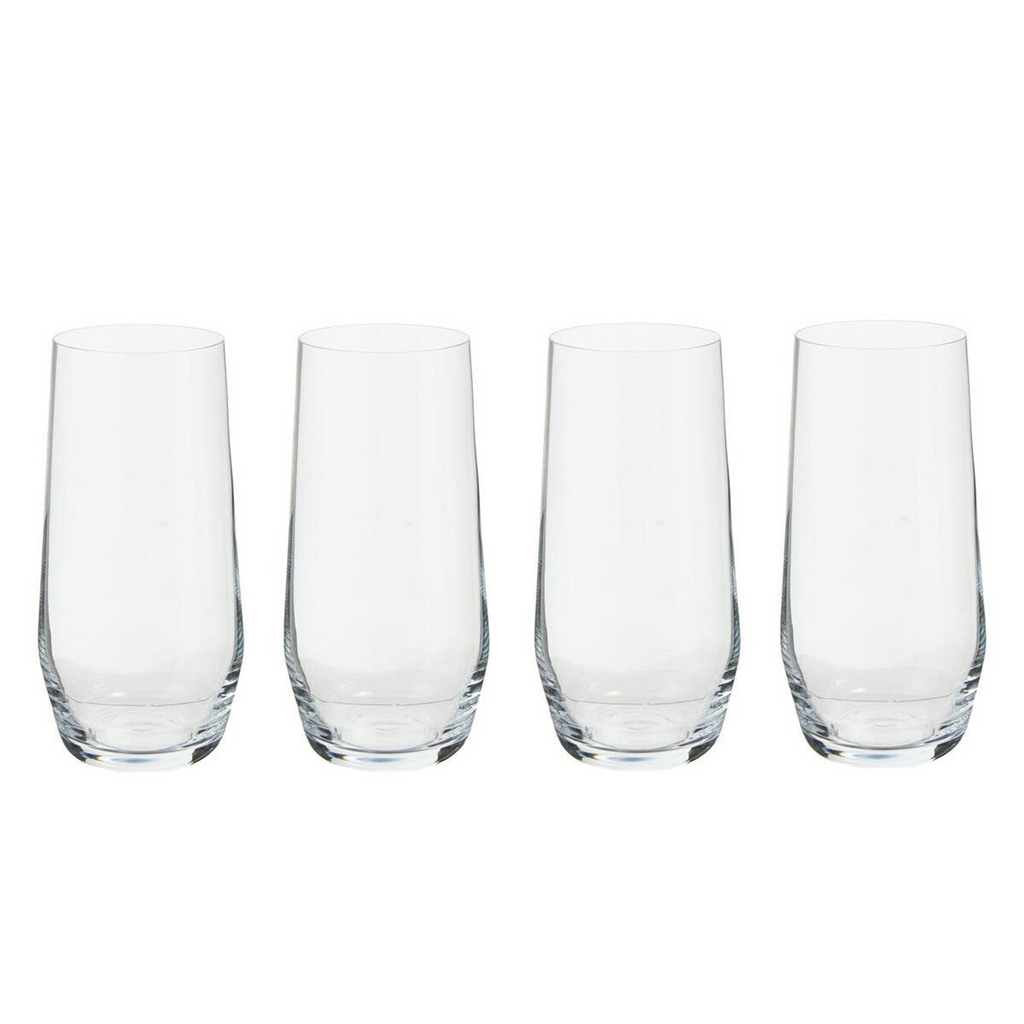 Cook Nook Ada Set Of 4 Crystal High Ball Glasses