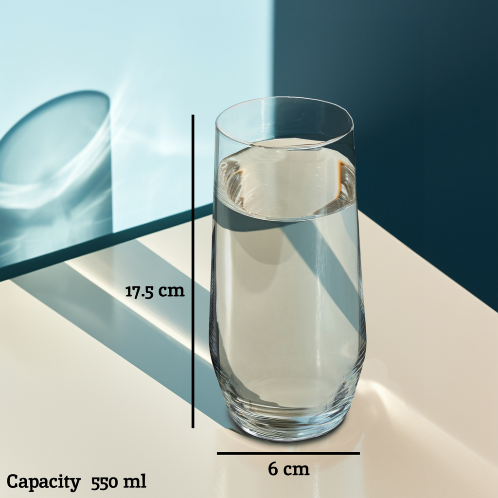 Cook Nook Ada Set Of 4 Crystal High Ball Glasses