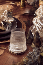 Cook Nook Eldon Set of Four Ribbed Glass Tumblers