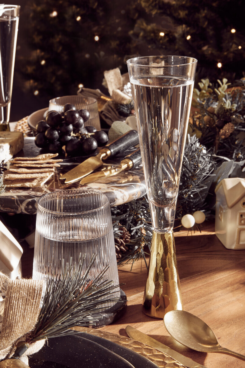 Cook Nook Eldon Set of Four Ribbed Glass Tumblers