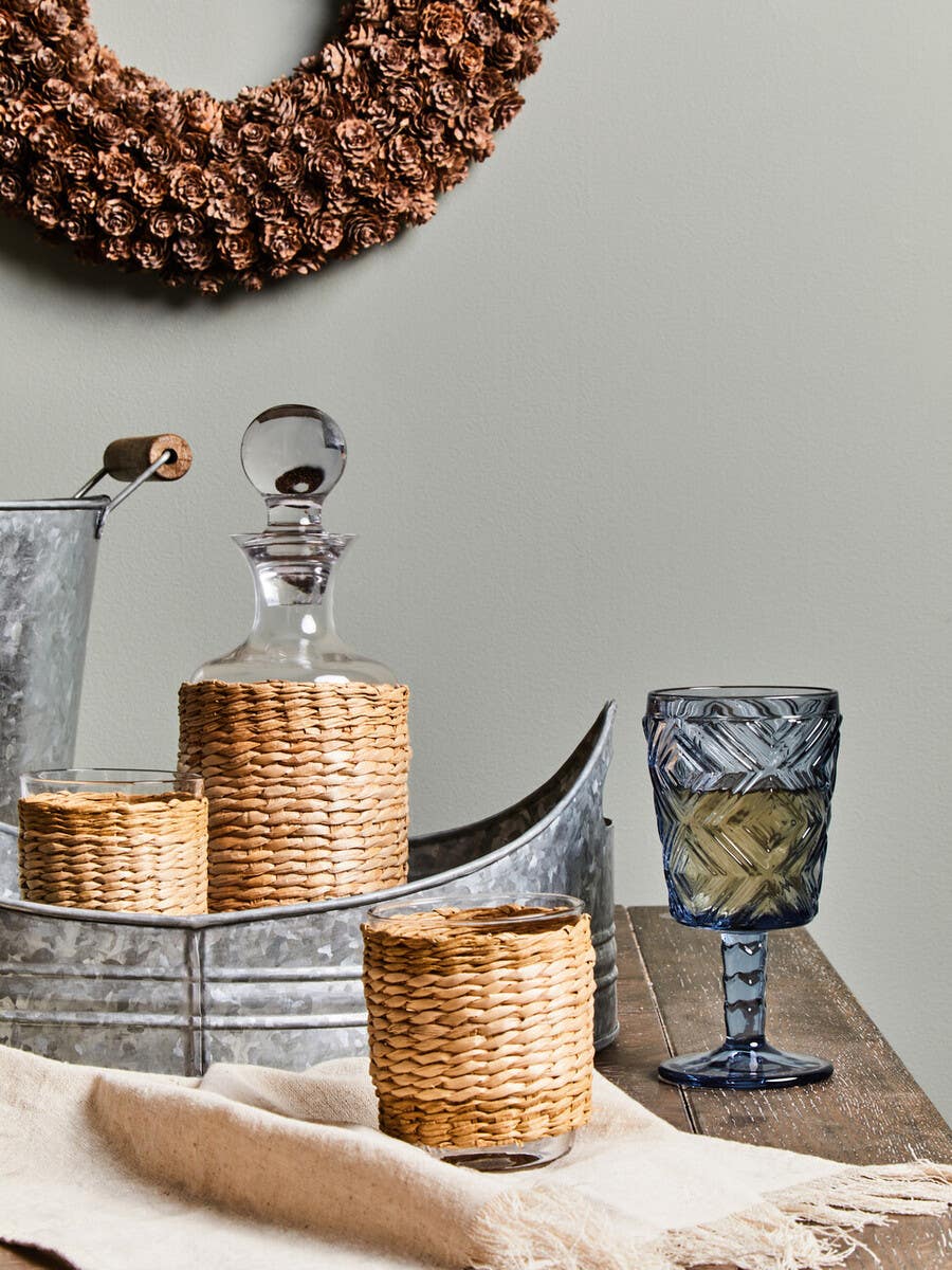 Juno Three Piece Glass And Decanter Set