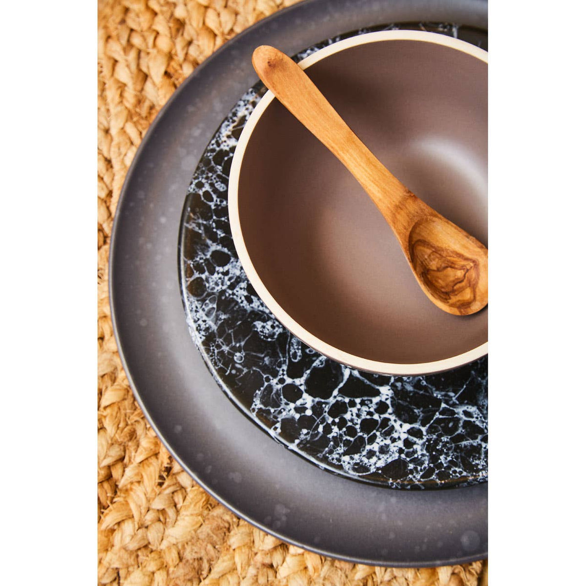 Kora Set Of 4 Small Olive Wood Spoons