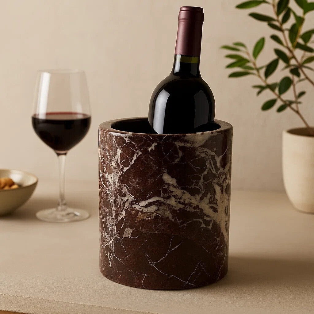 Salmo Red Marble Wine Cooler
