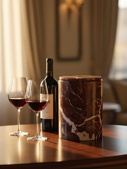 Salmo Red Marble Ice Bucket