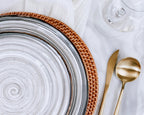 Hera Round Rattan Placemats Set of 4-2