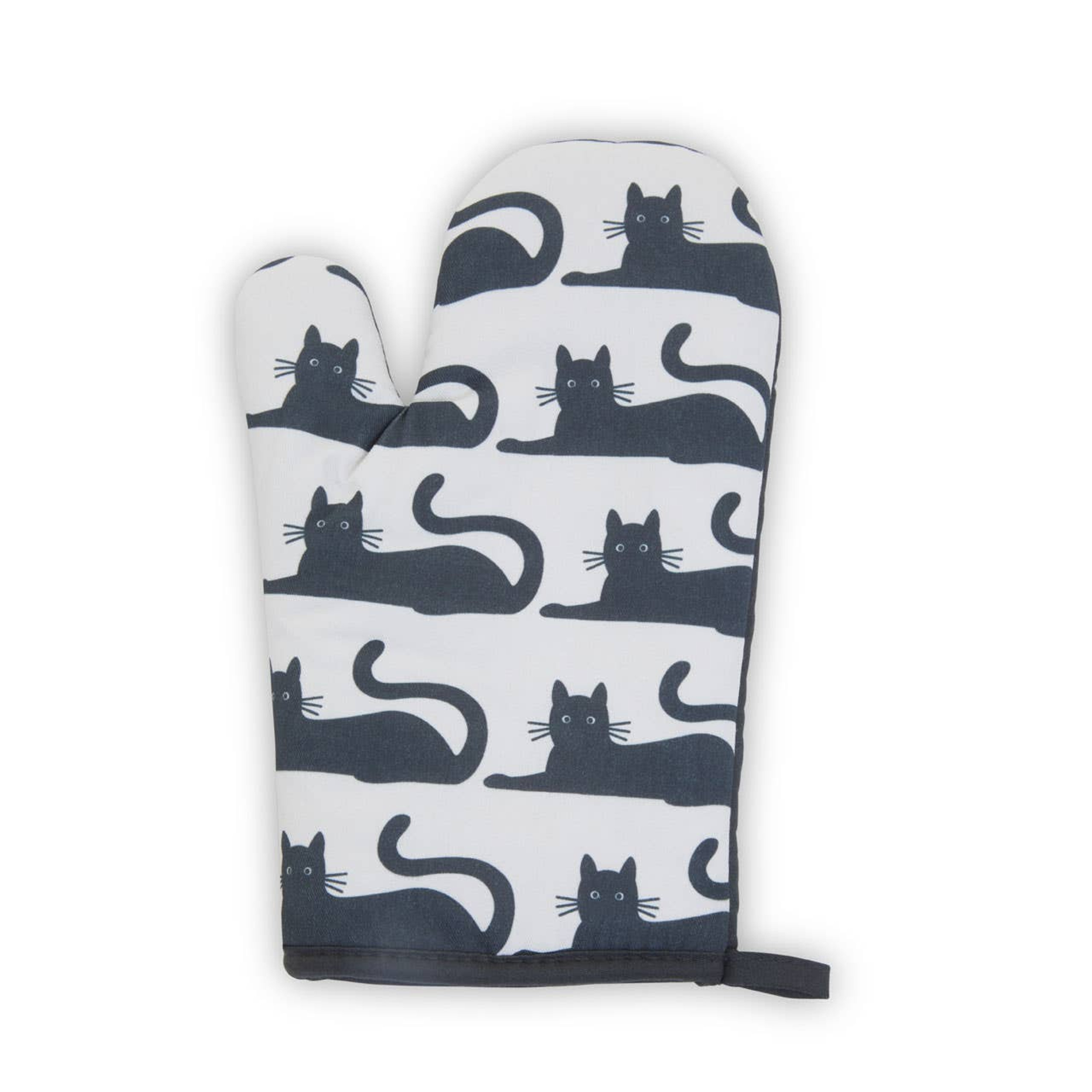 Cook Nook Black Cat Single Oven Glove