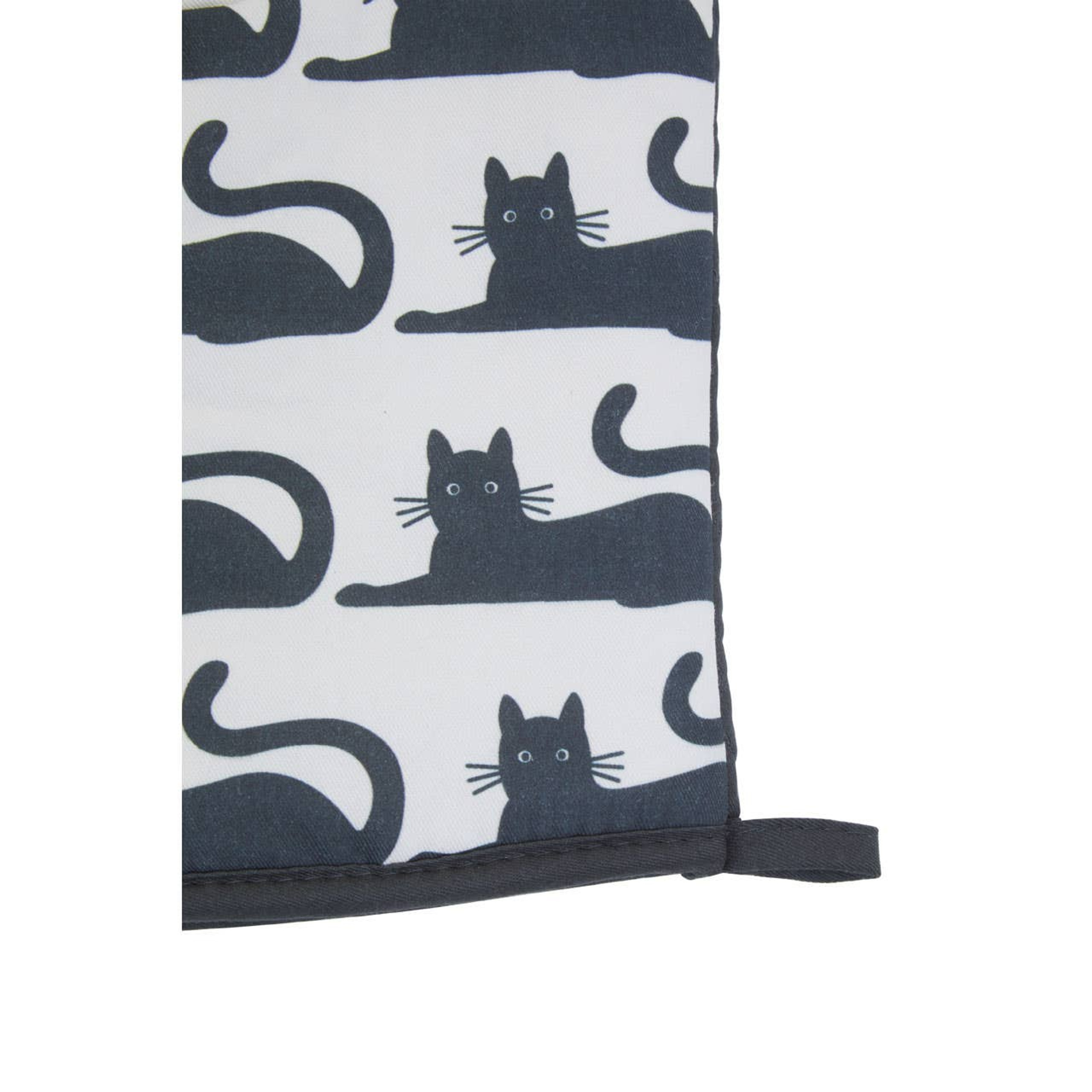 Cook Nook Black Cat Single Oven Glove