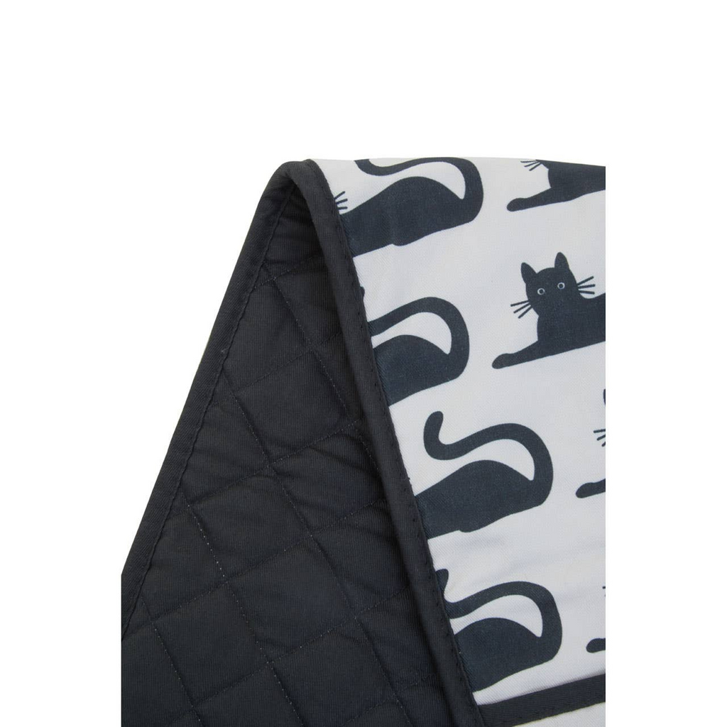 Cook Nook Black Cat Double Oven Glove
