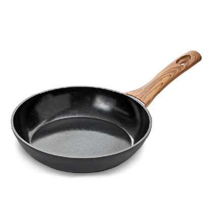 Black and Wood Effect / 20cm Frying Pan