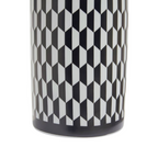 Cook Nook Marlo Large Black and White Geometric Print Ceramic Jar