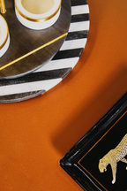 Cook Nook Omari Condiment Set With Black Slate Tray