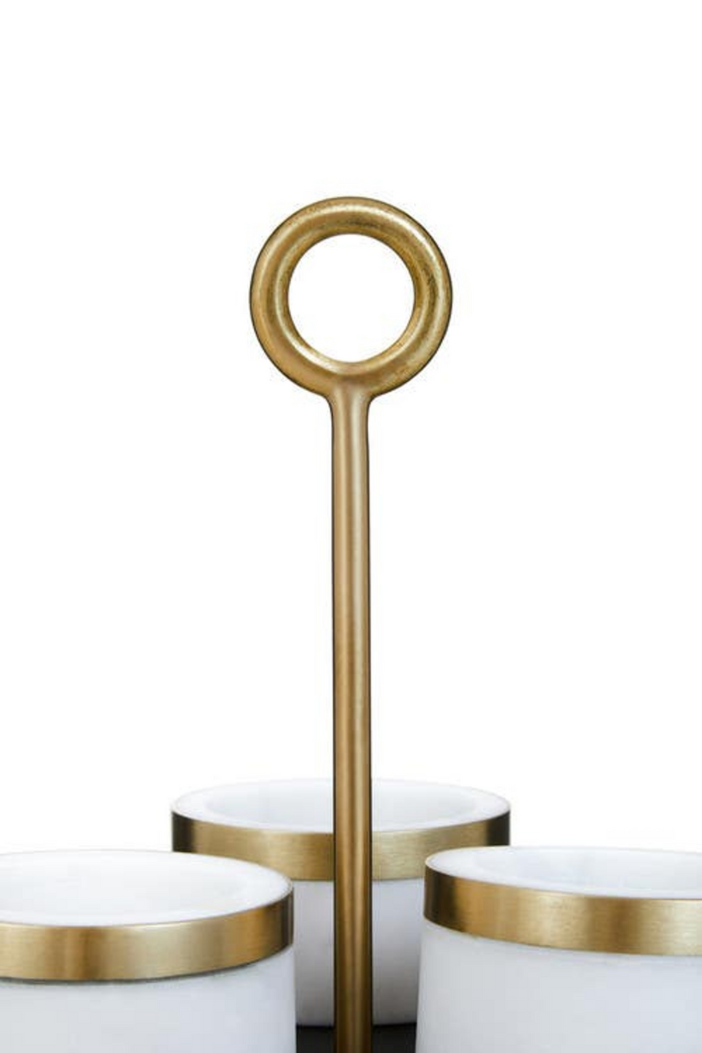 Cook Nook Omari Condiment Set With Black Slate Tray