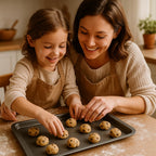 4-Pack - Baking Tray and Roasting Tray Set - 38cm, 35cm & 28cm Baking Trays, and 28cm Roasting Tray Set Tray/Pan, Non-Stick, Multi-Pack Set Oven Trays - Dishwasher Safe and Easy Clean. by KITCHENEUR®