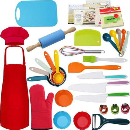 34-Piece Children's Cooking and Baking Set