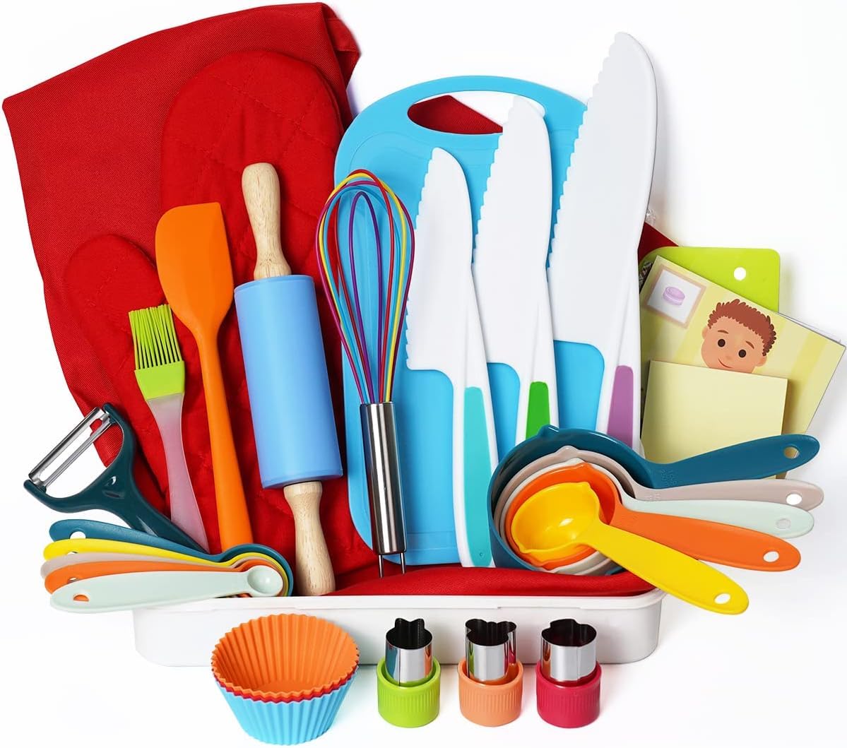 34-Piece Children's Cooking and Baking Set