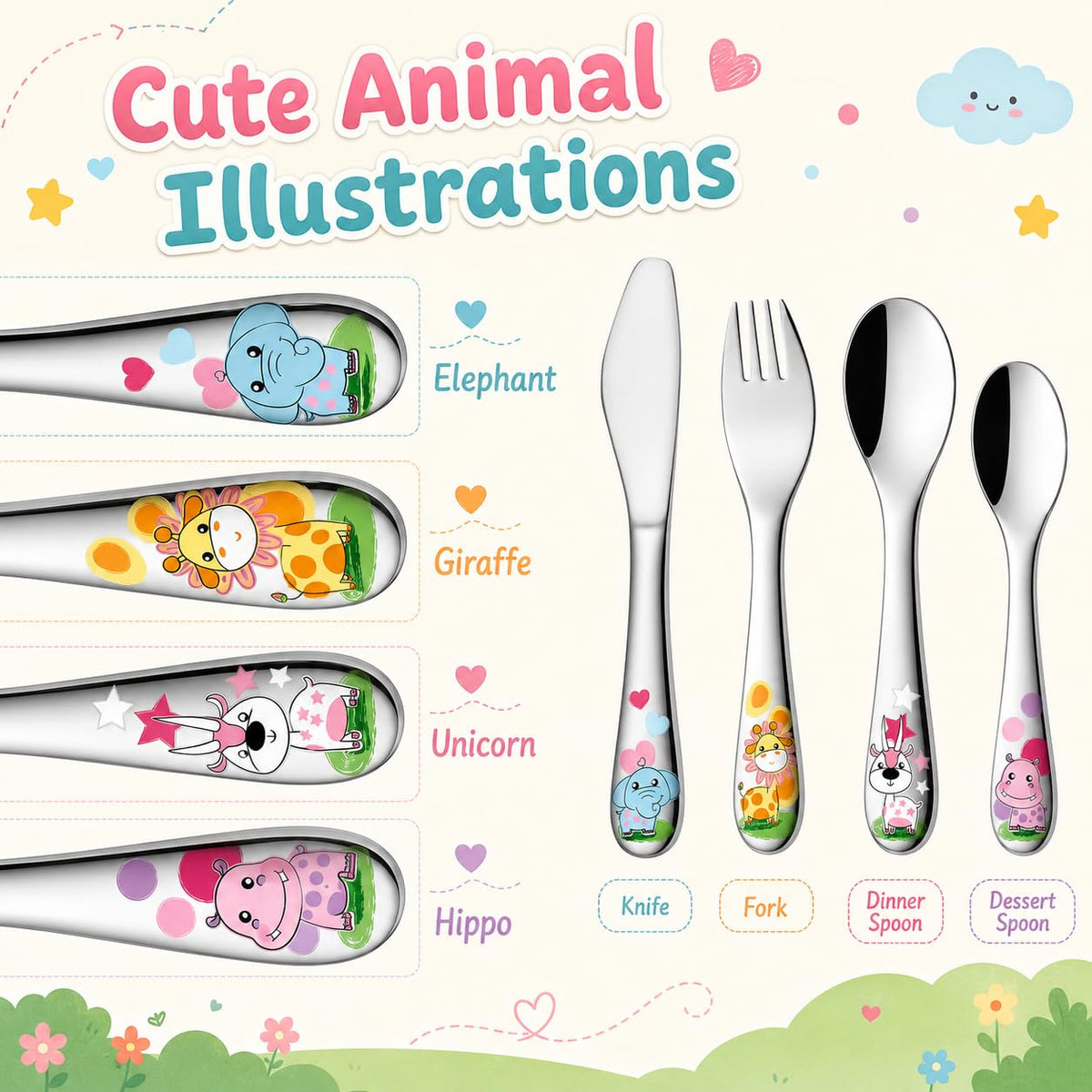 Cute Animal Cutlery