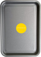 4-Pack - Baking Tray and Roasting Tray Set - 38cm, 35cm & 28cm Baking Trays, and 28cm Roasting Tray Set Tray/Pan, Non-Stick, Multi-Pack Set Oven Trays - Dishwasher Safe and Easy Clean. by KITCHENEUR®