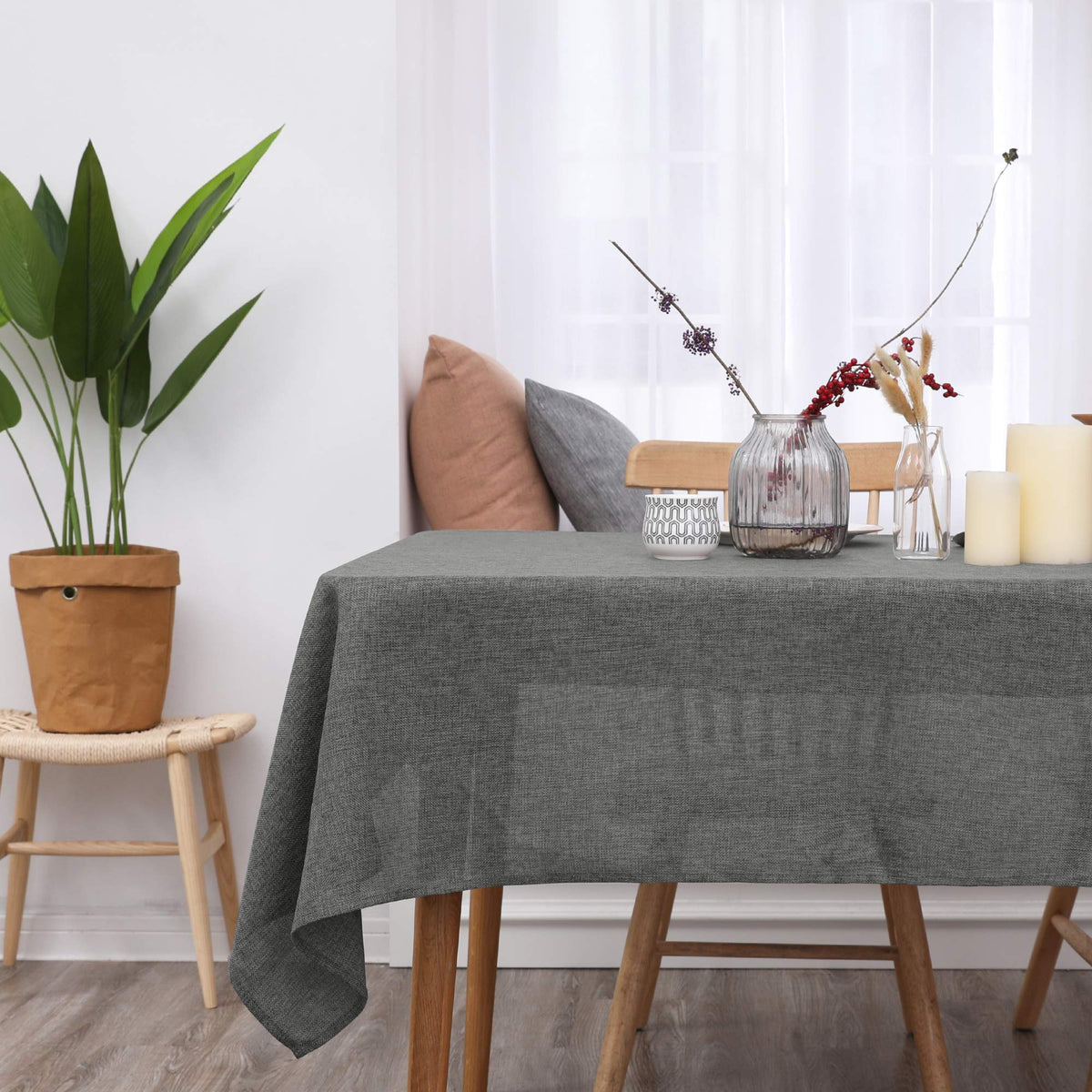 Grey / 87 x 51 inch (Rectangular)