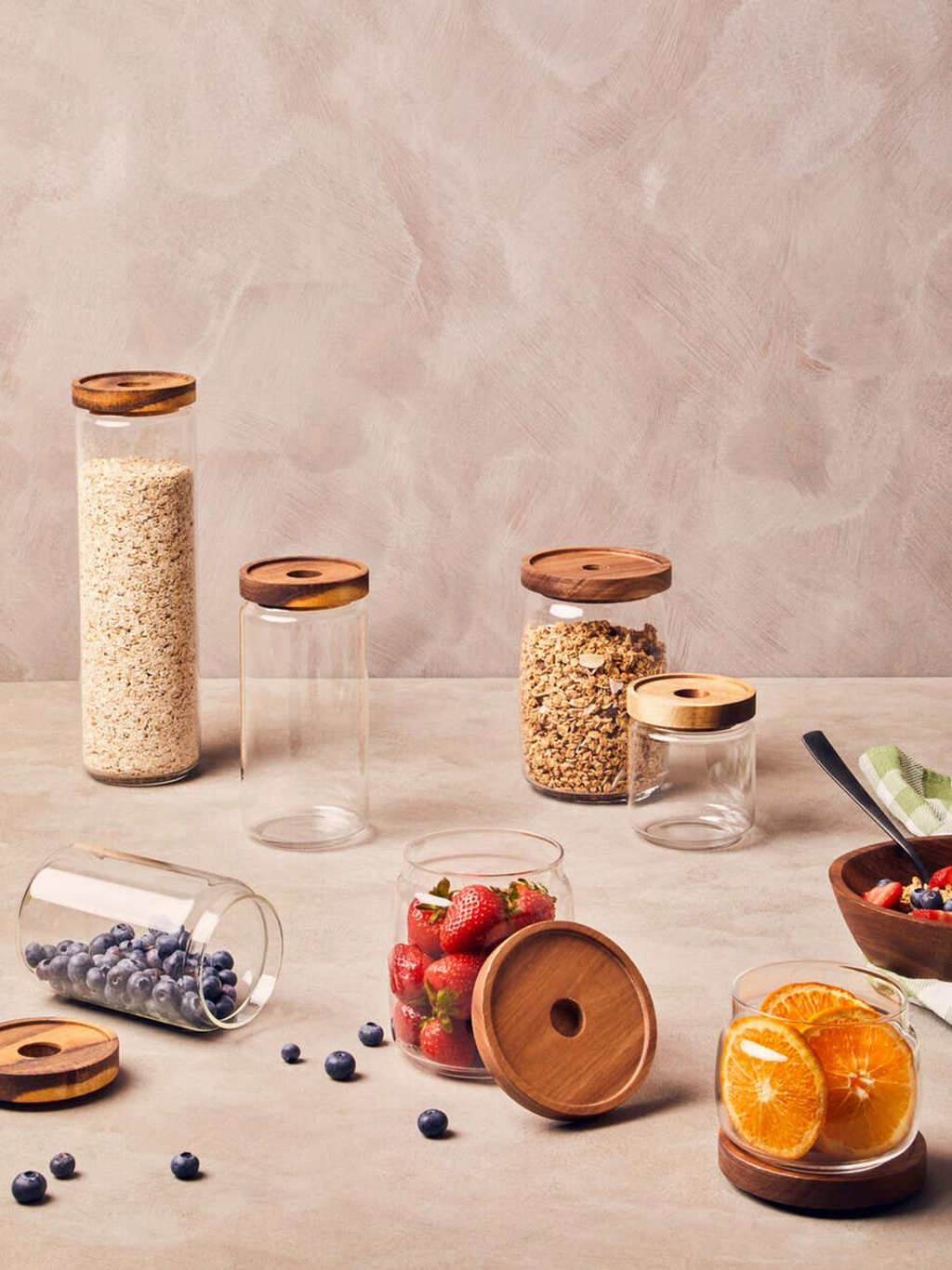 Cook Nook Tromso 560ml Round Glass Storage Jar