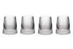 Cook Nook Eldon Set of Four Ribbed Glass Tumblers