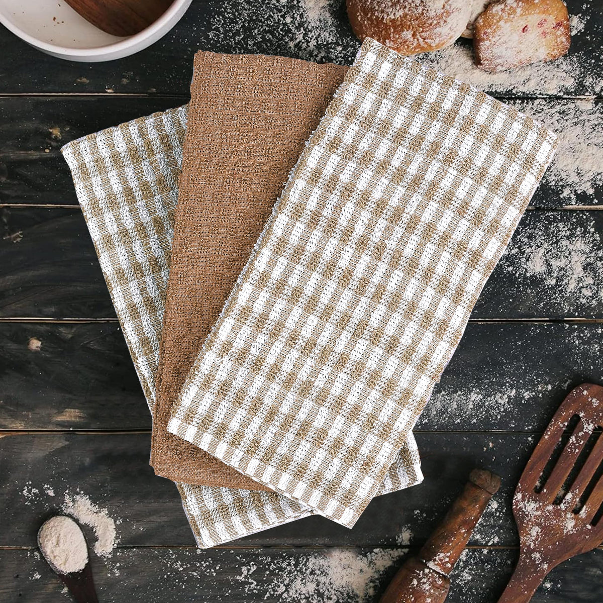Ascot Check Terry Tea Towels