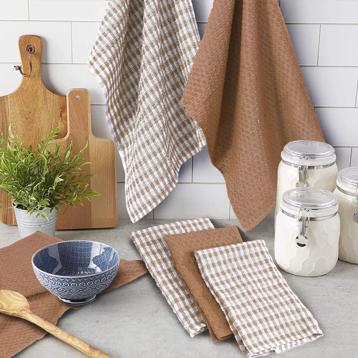 Ascot Check Terry Tea Towels