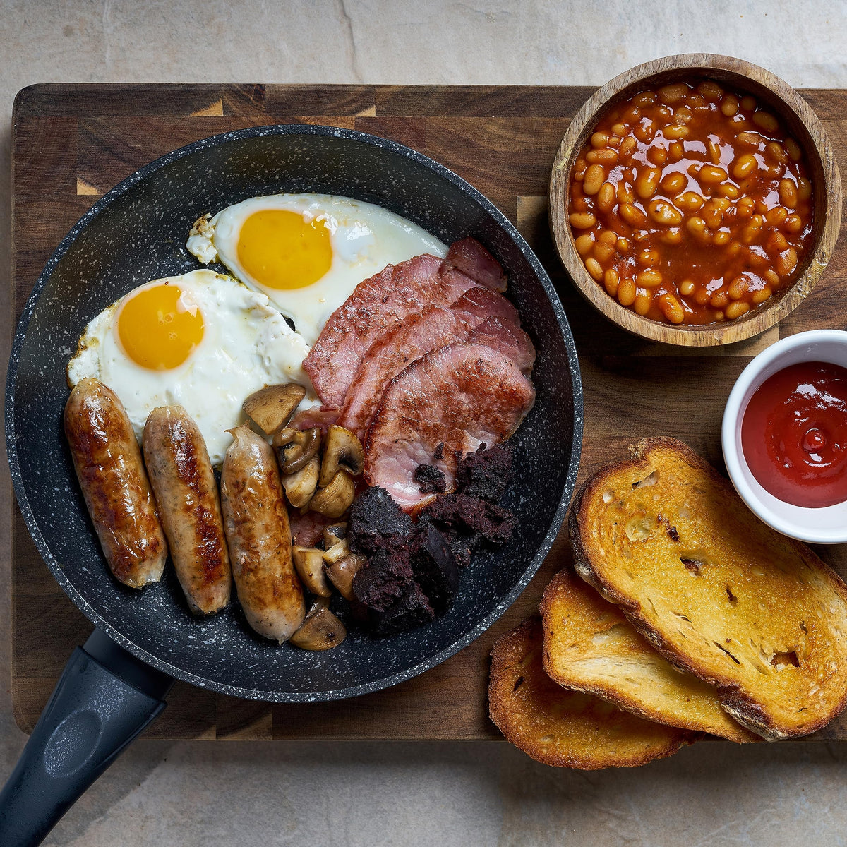 Black / 28cm Frying Pan