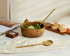 Reine Matte Gold Salad Server Set-2