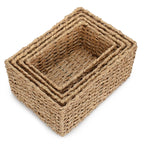 Thatch Grass Woven Storage Basket-3