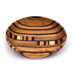 Artisan Upcycled End Grain Fruit Bowls (2 Patterns & 2 Sizes Available)-4