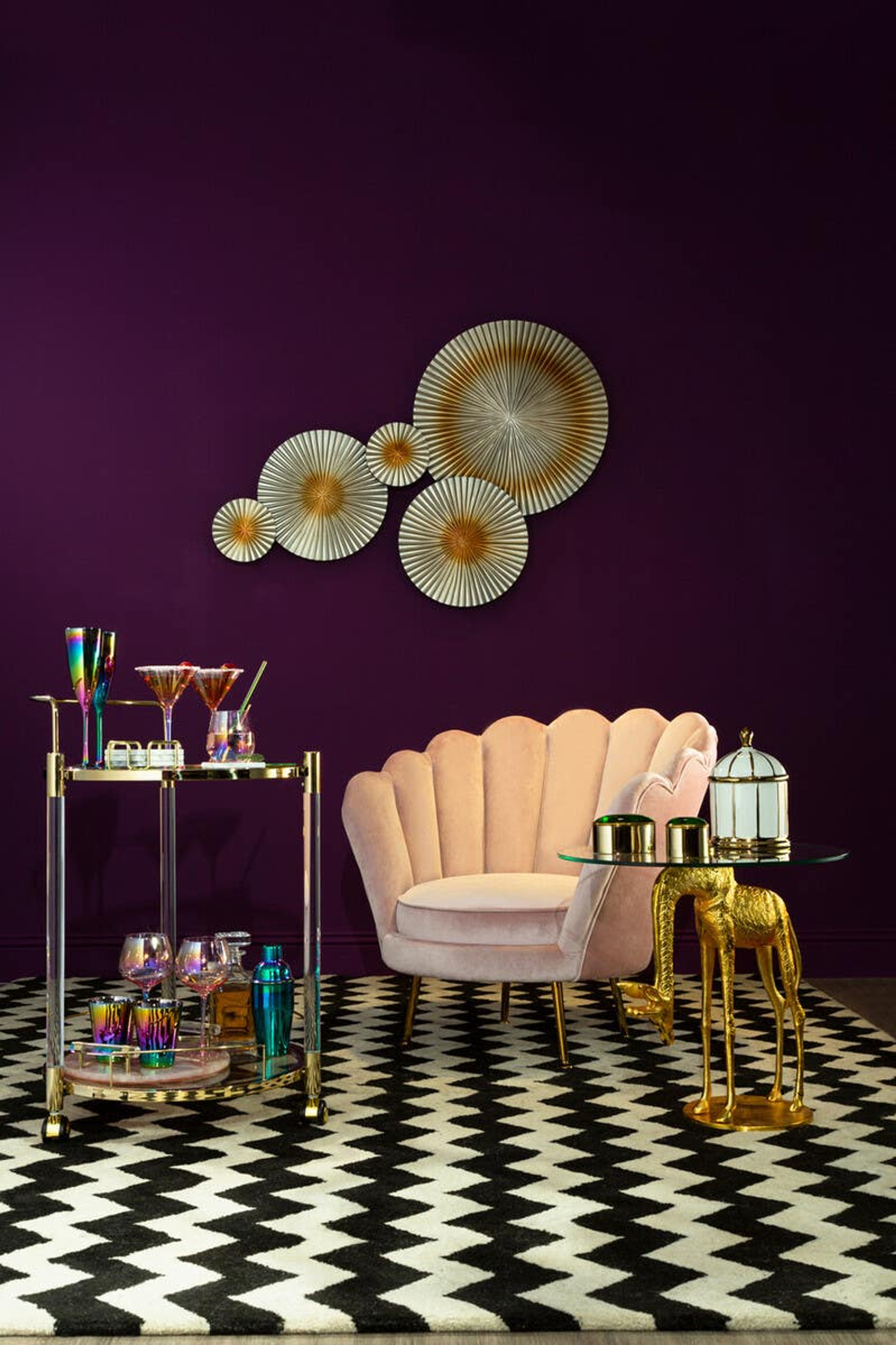 Cook Nook Aurora Glass Tumblers Set of 4