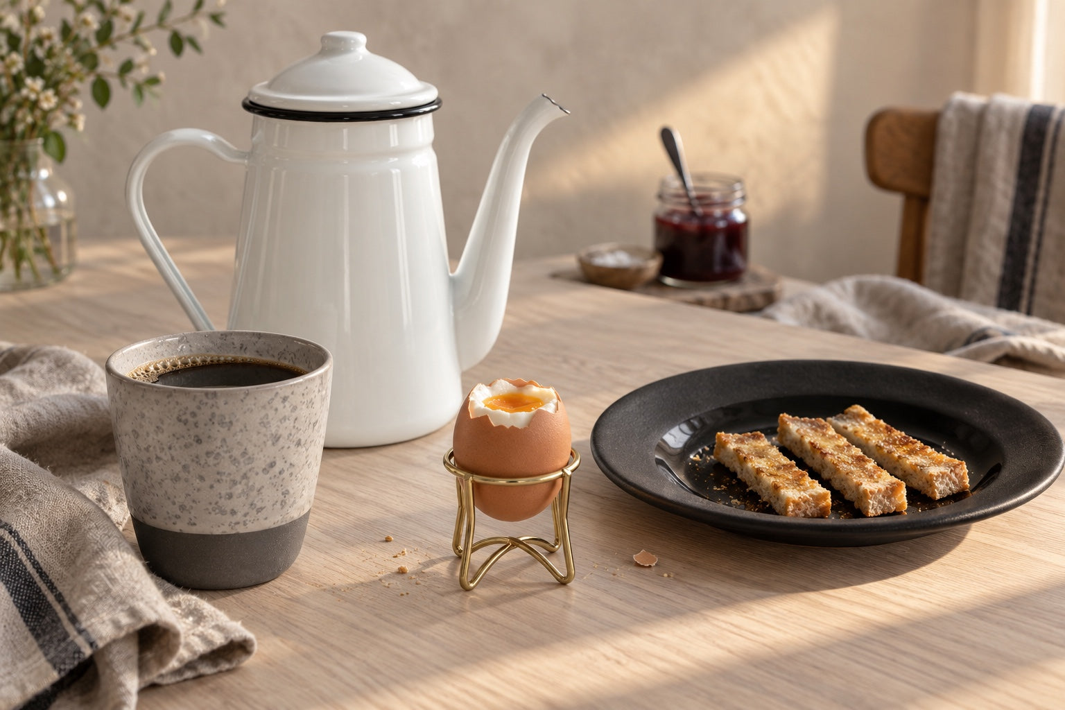 Breakfast, unhurried