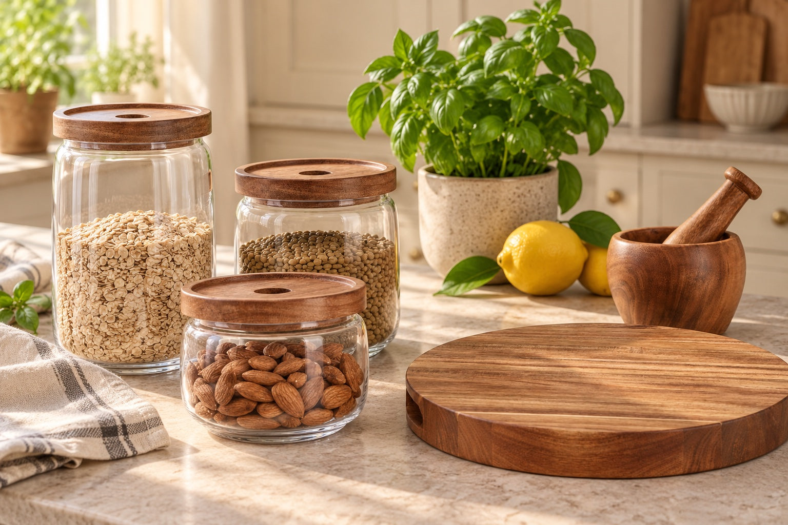 The organised kitchen